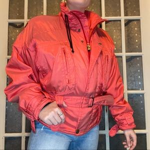 vintage metallic SKEA ski bomber jacket